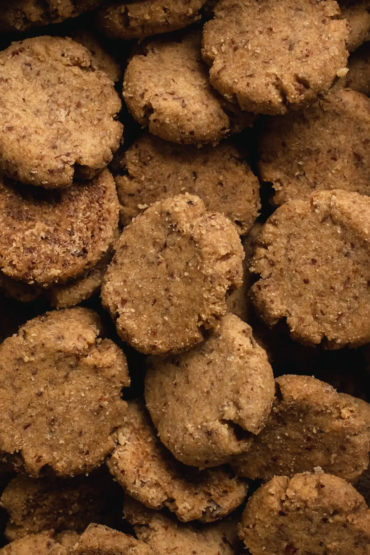 Galletas caseras de mantequilla y nuez.